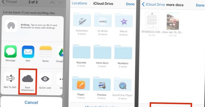 how to save google doc to icloud drive on iphone
