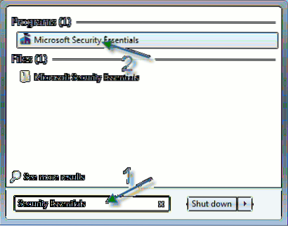 Naneedigital | How To Schedule Microsoft Security Essential ...