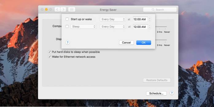 How to Schedule Your Mac to Start Up or Shut Down at a Specific Time