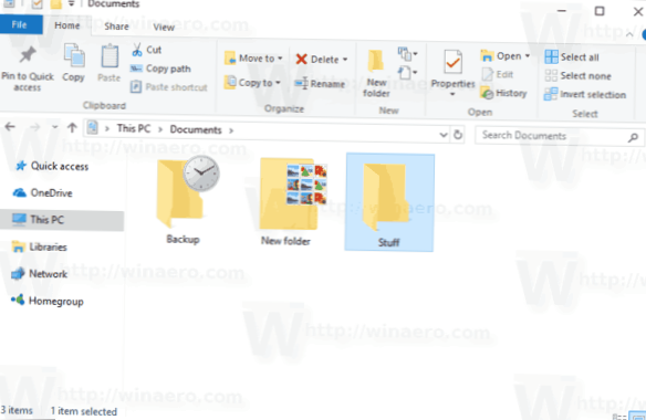 Jak nastavit obrázek složky v systému Windows 10