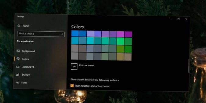 Så här ställer du in accentfärg till markörfärg på Windows 10
