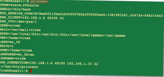 Comment définir la variable d'environnement Linux