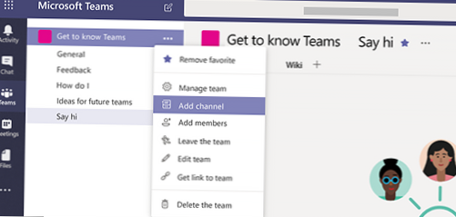 Cum să configurați o echipă cu grupurile Microsoft Teams