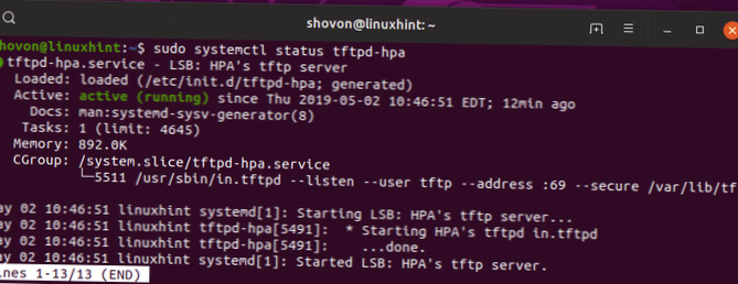 Sådan oprettes en TFTP-server på Ubuntu Server