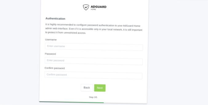 Sådan oprettes Adguard Home på Linux