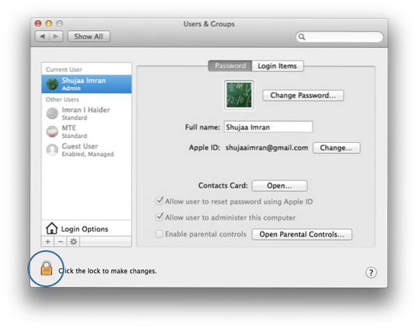 Cum se configurează și se gestionează autentificarea automată în OS X