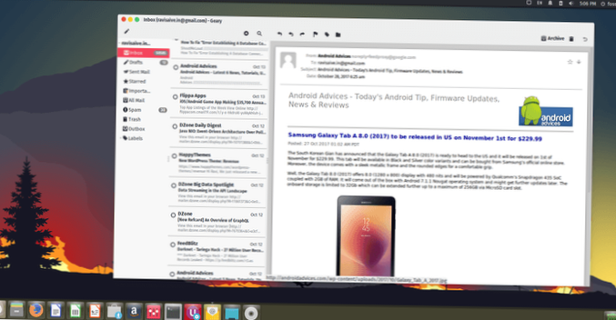 How to set up and use the Geary email client on Linux