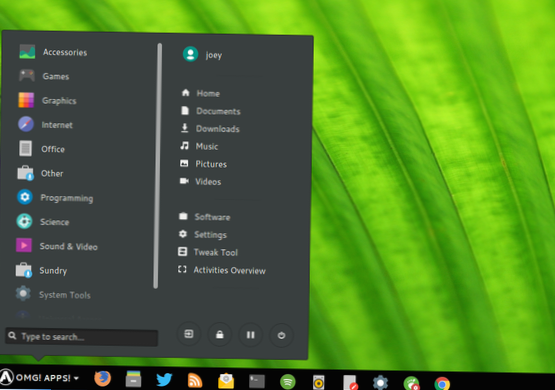 How to set up Arc Menu in Gnome Shell