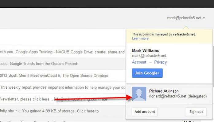 Come impostare la delega della posta elettronica in Gmail per Google Apps