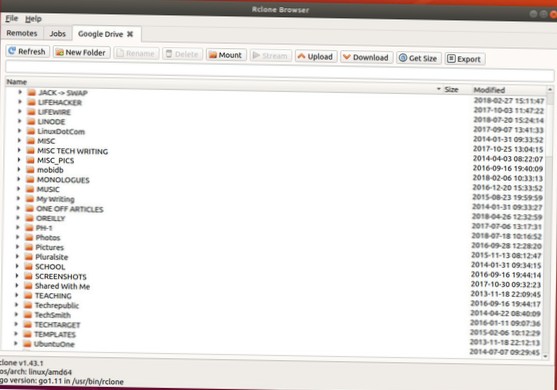 So richten Sie Rclone für Linux ein