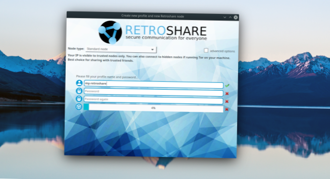 Cómo configurar RetroShare en Linux