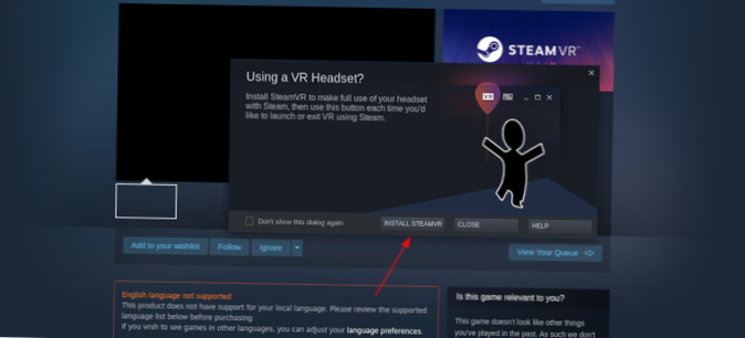 Cómo configurar Steam VR en Linux