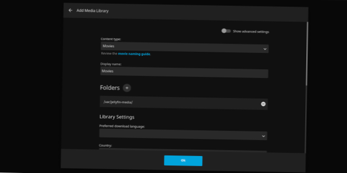 Como configurar o servidor de mídia Jellyfin no Linux