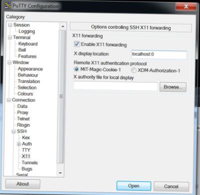 Como configurar o encaminhamento X11 no Linux