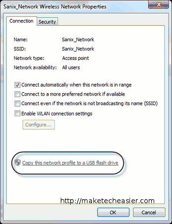 How To Share Wireless Connection Settings Through A USB Drive