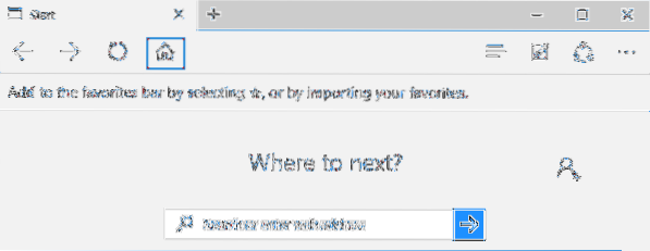 How to Show Home Button in Edge in Windows 10