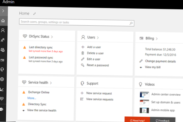 So melden Sie sich beim Microsoft 365 Admin Center an