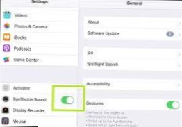 How to silence the shutter sound for camera apps on iOS