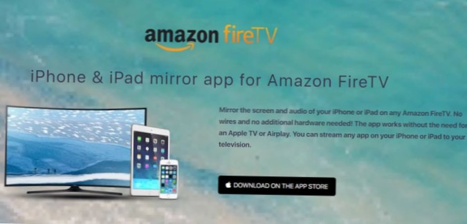 How to Stream from iPhone to Firestick