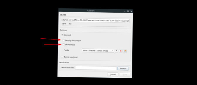 Hur man kodar om videofiler i VLC på Linux