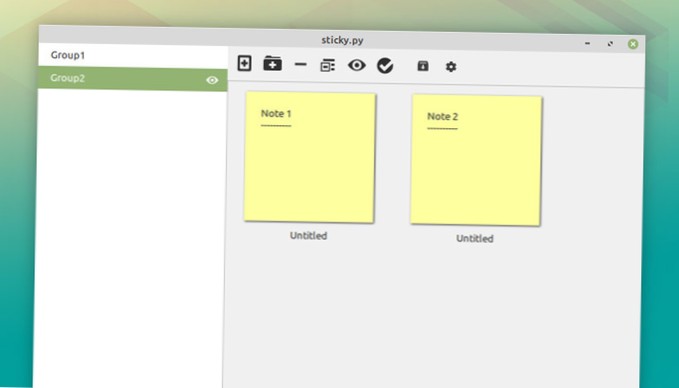 Cómo probar la nueva aplicación de notas adhesivas de Linux Mint