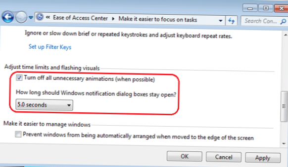 Cómo desactivar la notificación de Caps On en Windows 10