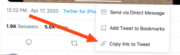 how to tweet a link without url 2020