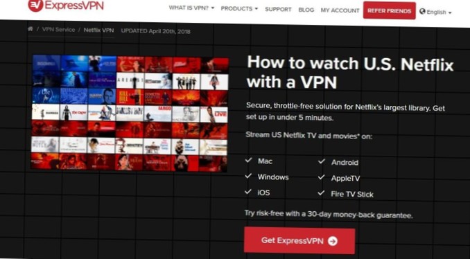 Come sbloccare Netflix americano con ExpressVPN (funzionante nel 2021)