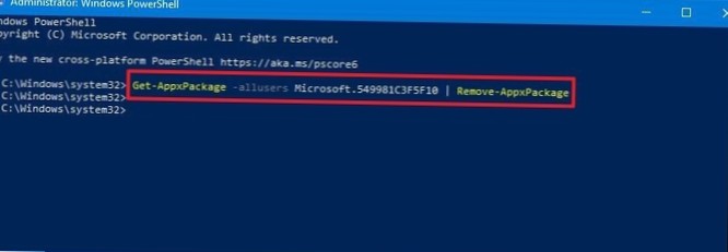 So deinstallieren Sie Cortana unter Windows 10