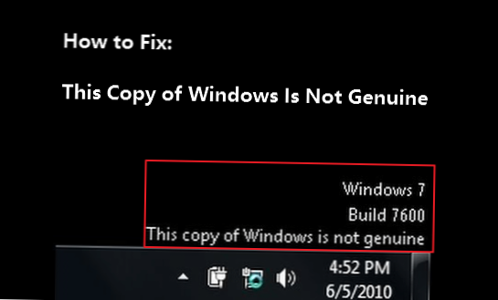 hoe u niet-echte Windows 7 upgradet naar Windows 10