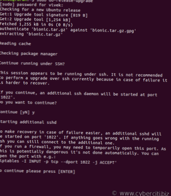 How to upgrade Ubuntu Server