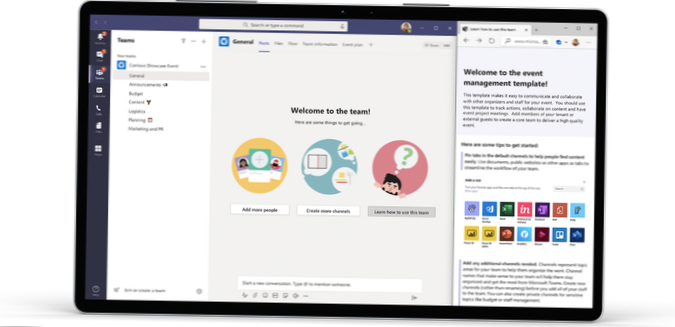 How to use a Microsoft Teams template