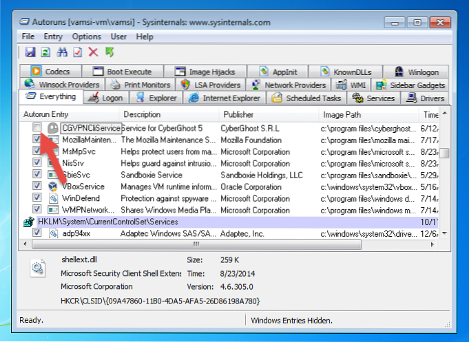 Come utilizzare gli Autoruns per gestire le applicazioni di avvio in Windows