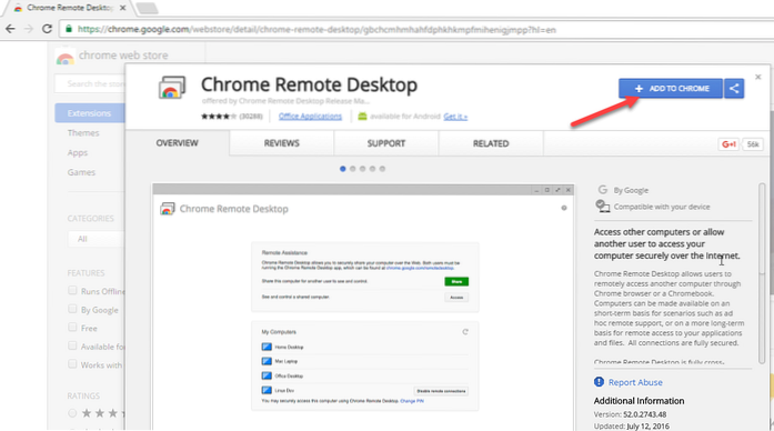 Sådan bruges Chrome Remote Desktop som TeamViewer-alternativ