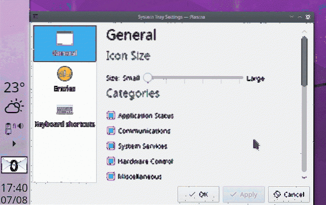 How to Use Custom Tray Icons in KDE