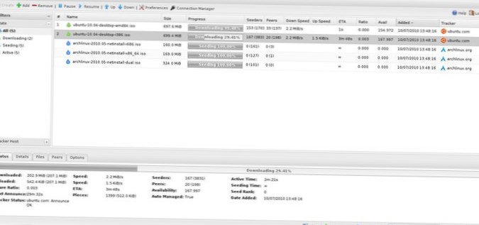 Comment utiliser Deluge WebUI sur Linux