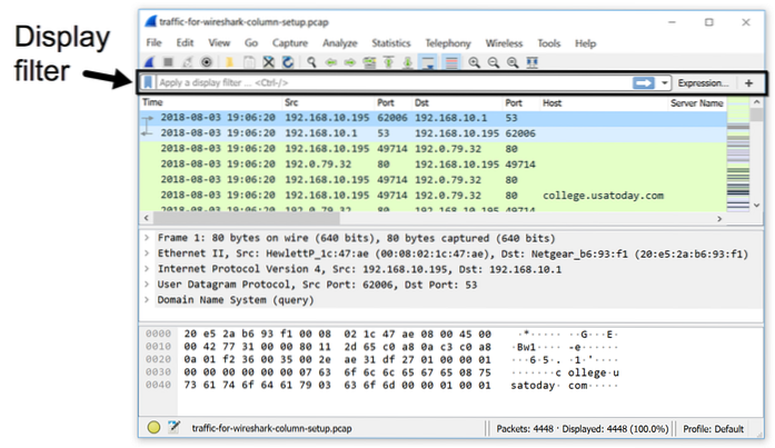 How to Use Display Filters in Wireshark