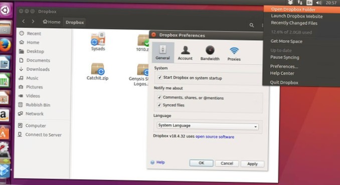 Jak korzystać z Dropbox w systemie Linux