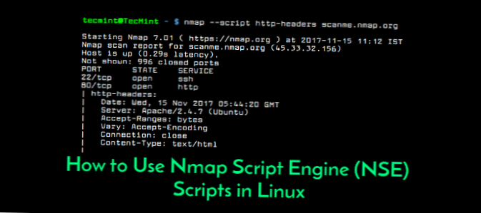Sådan bruges Nmap fra kommandolinjen på Linux