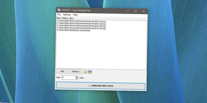 Openen met gebruiken voor meerdere bestanden op Windows 10