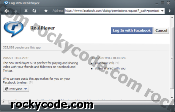 How To Use RealPlayer For Viewing Facebook Videos