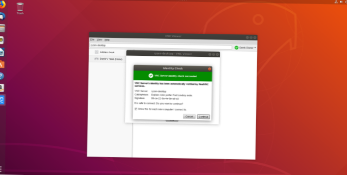 Hoe RealVNC op Linux te gebruiken