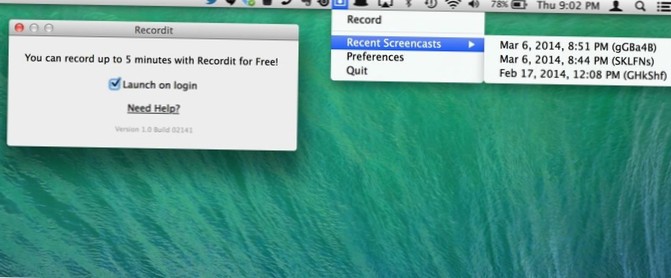 hvordan man bruger recordit