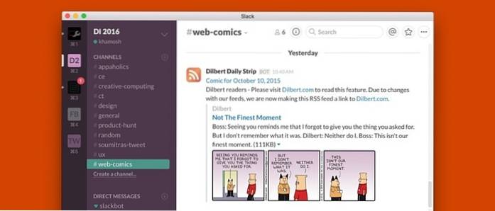 Como usar o Slack como um leitor RSS