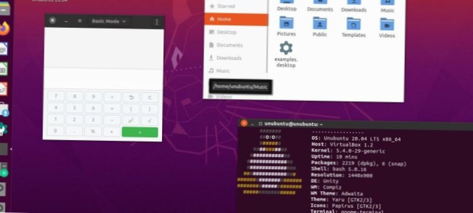 How to use the classic Unity Desktop in Ubuntu 20.04