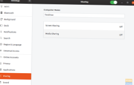 Como usar o novo recurso de compartilhamento de mídia do Ubuntu