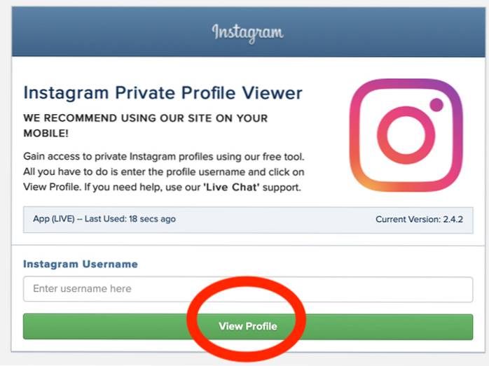 How to view Instagram Profiles Online Using Your Computer