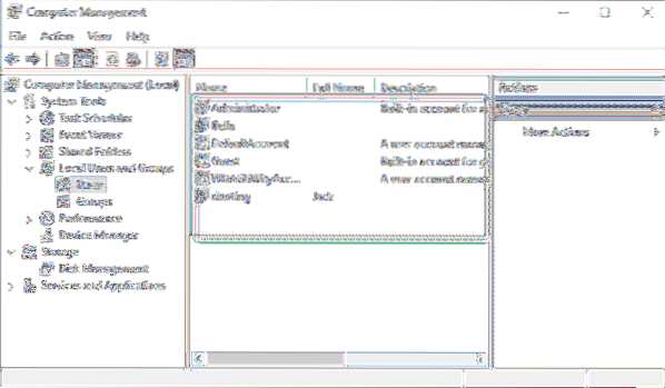 Como visualizar a lista de todas as contas de usuário no Windows 10