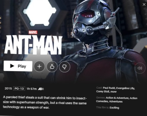 So sehen Sie Ant-Man auf Netflix von überall aus?