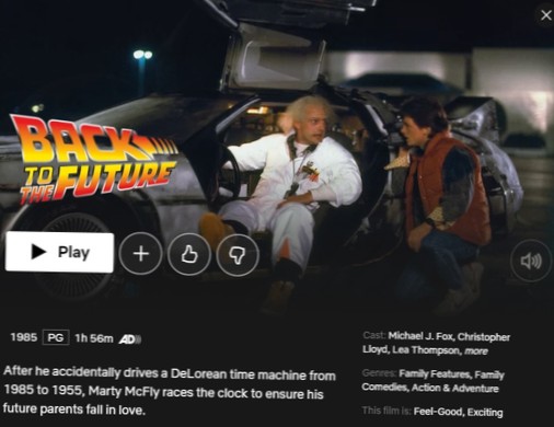 How to Watch Back to the Future Films on Netflix from Anywhere